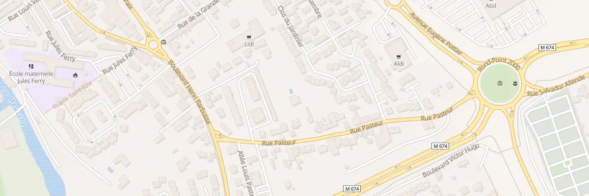 Plan du 27 Rue Pasteur à Tomblaine
