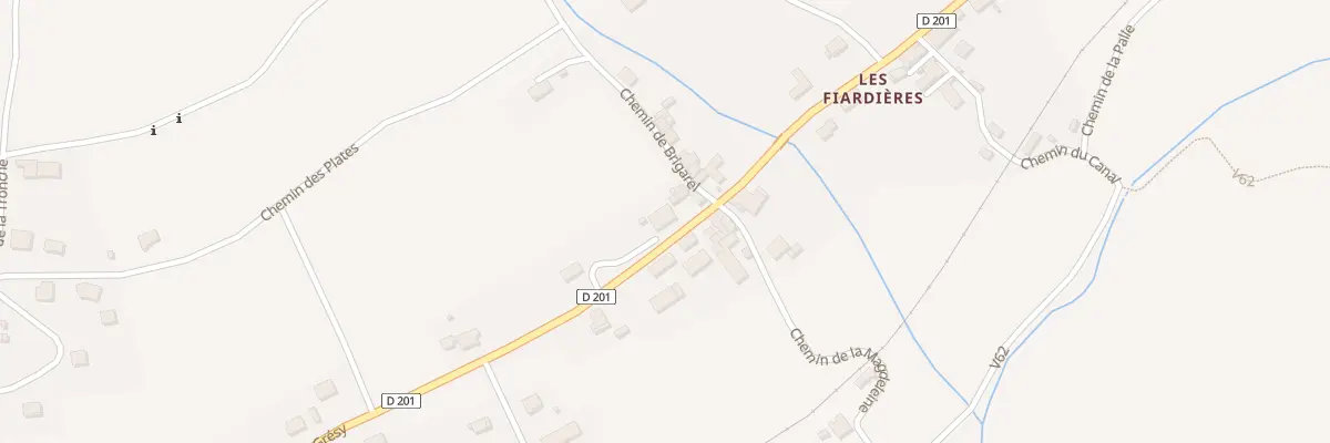 Plan du 421 Rte de Gresy à Fréterive