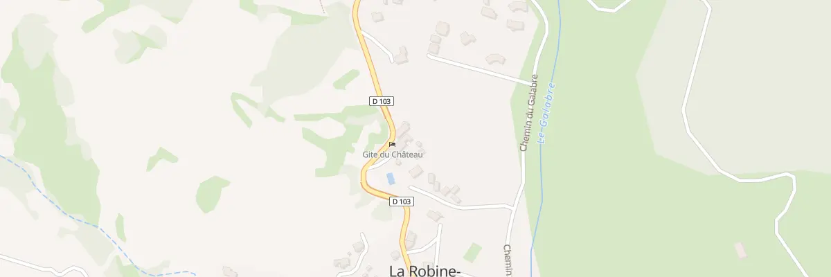 Plan du 7144 Le Chateau La Robine à La Robine-sur-Galabre