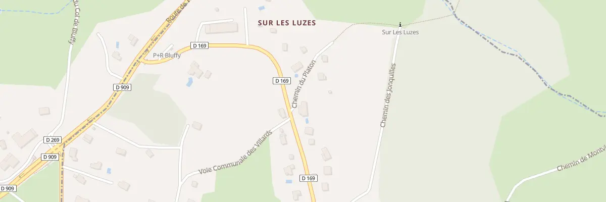 Plan du 54 Che du Platon à Bluffy