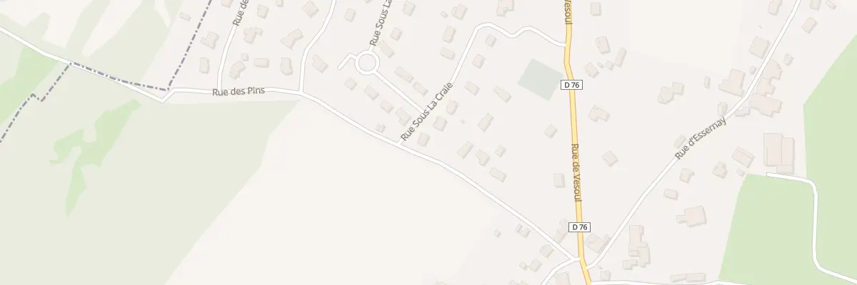 Plan du 11 Rue sous la Craie à Villers-le-Sec