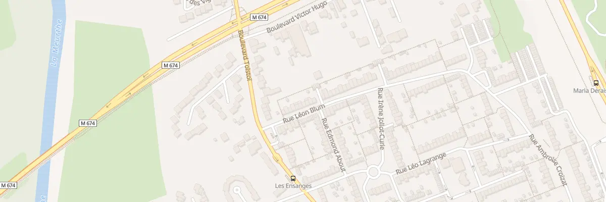 Plan du 13 Rue Leon Blum à Tomblaine