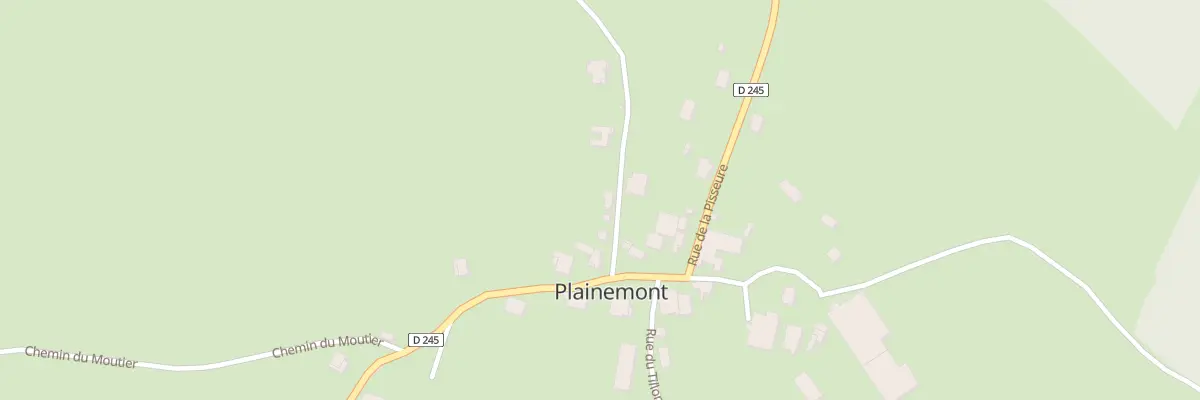 Plan du 3 Rue des Echuttes à Plainemont