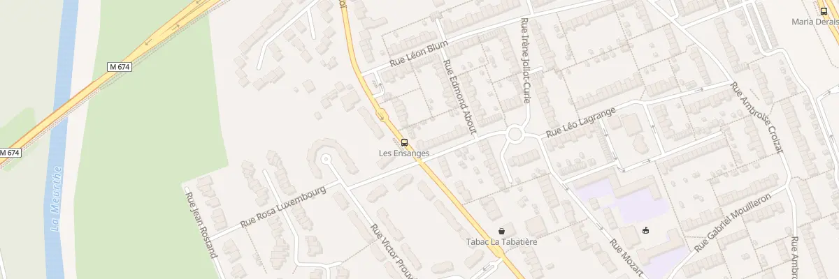Plan du 1 Rue Pierre Brossolette à Tomblaine