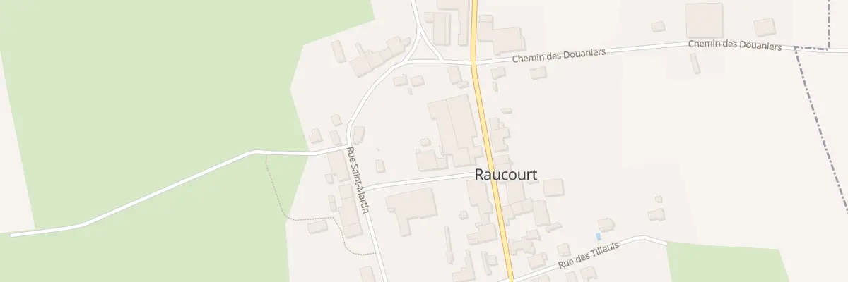 Plan du 7 Rue du Château à Raucourt