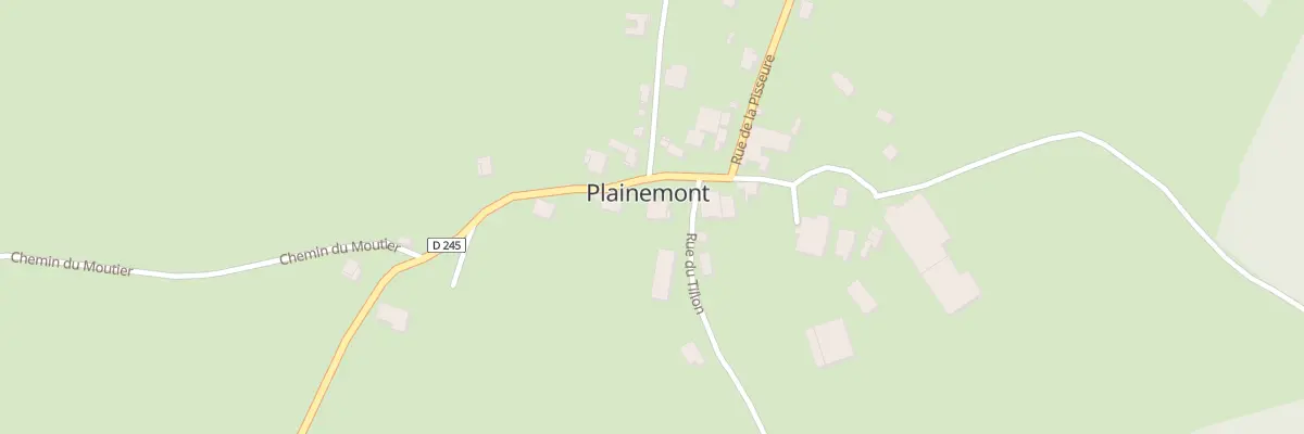 Plan du 1 Rue de Varigney à Plainemont