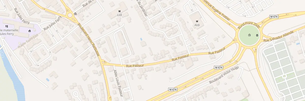 Plan du 33 Rue Pasteur à Tomblaine