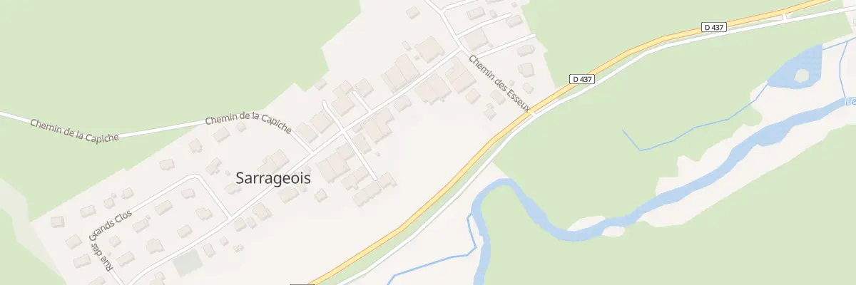Plan du 9 Vc Grande Rue à Sarrageois