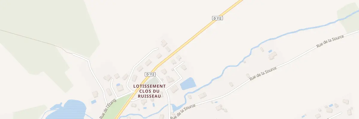 Plan du 2B Rue du Lavoir à Osse
