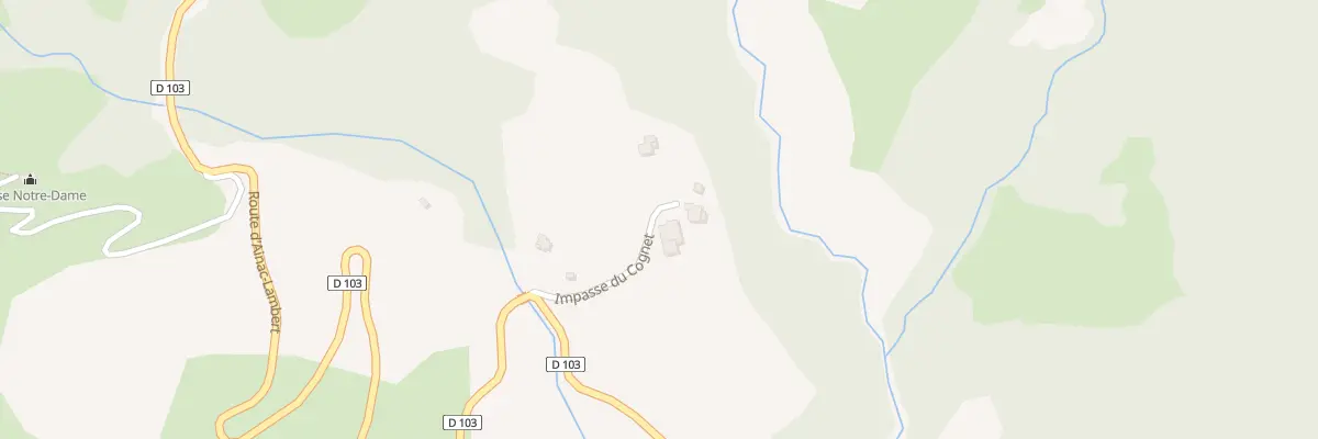 Plan du 5890 Rte d’Ainac-Lambert à La Robine-sur-Galabre