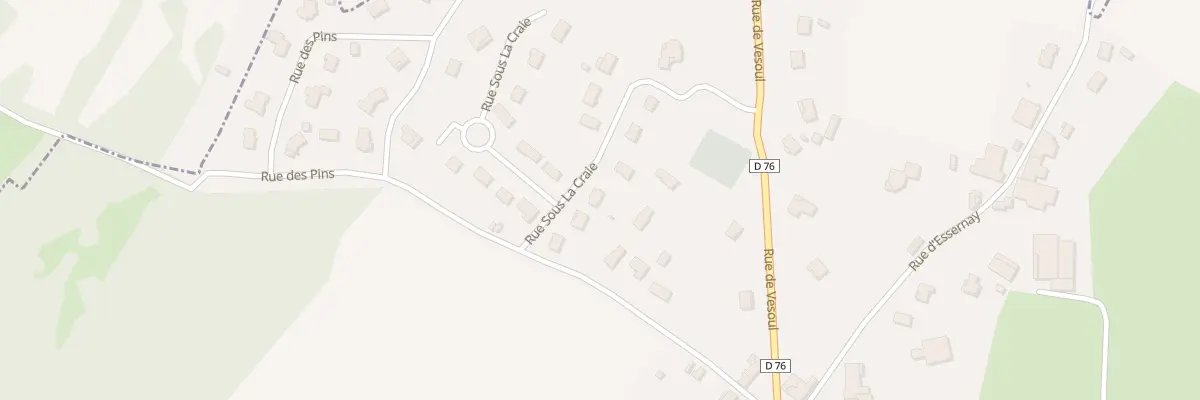 Plan du 7 Rue sous la Craie à Villers-le-Sec