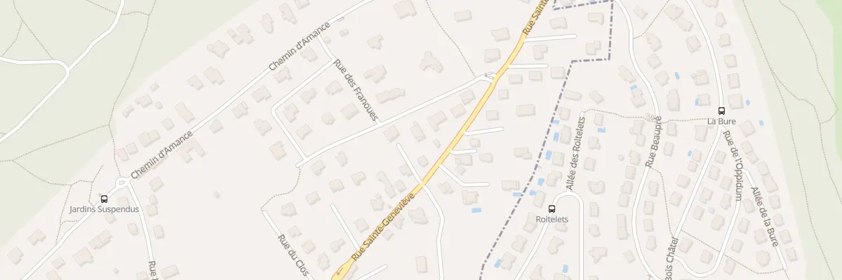 Plan du 59 Rue Sainte Geneviève à Dommartemont