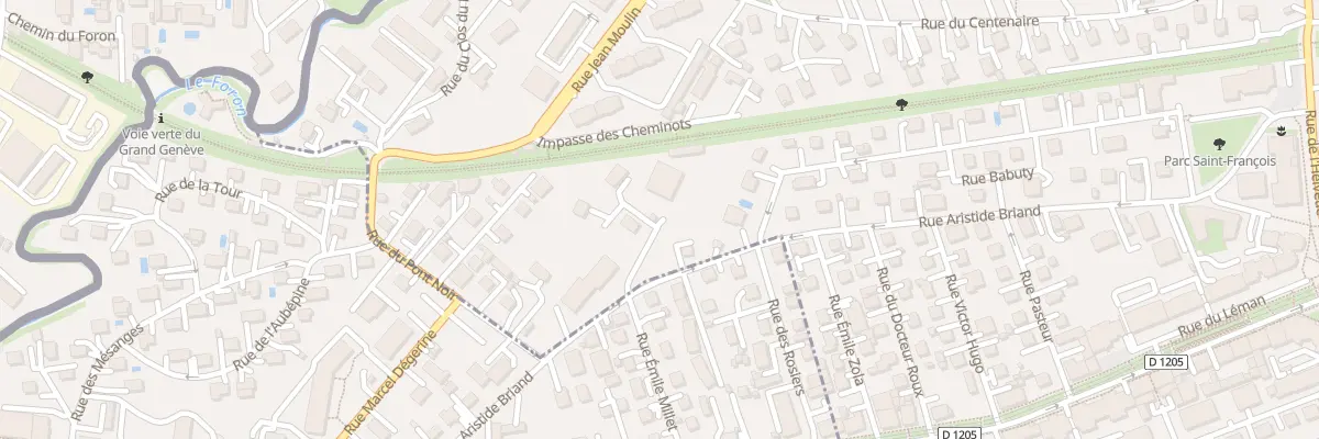 Plan du 5 Imp du Fachoret à Ambilly