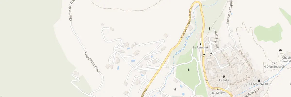 Plan du 5006 Le Claux à Moustiers-Sainte-Marie