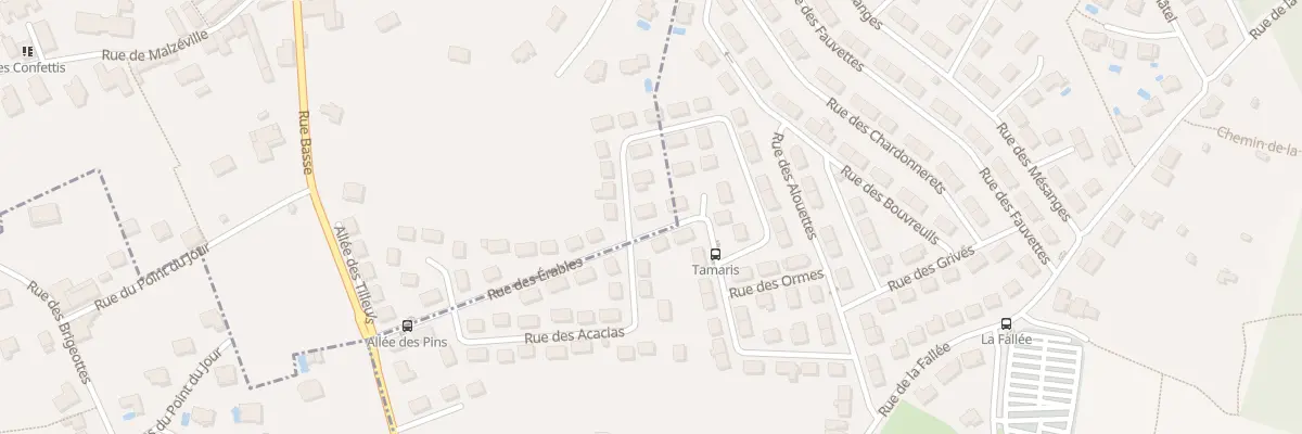 Plan du 17 Rue des Erables à Dommartemont