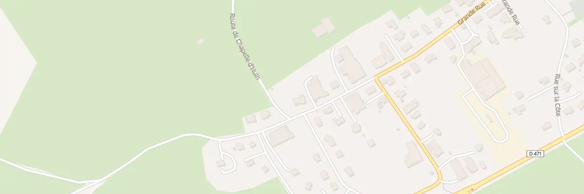 Plan du 12 Rue des Auges à Bulle