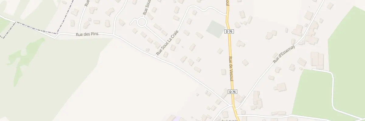 Plan du 10 Rue des Vignes à Villers-le-Sec