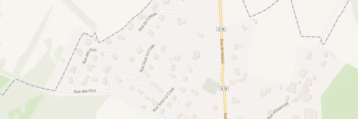 Plan du 4 Rue sous la Craie à Villers-le-Sec