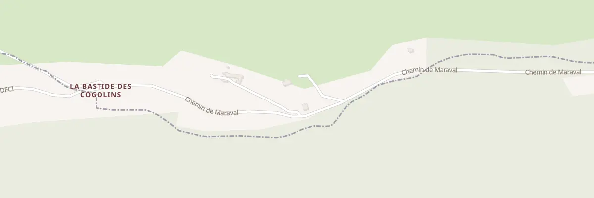 Plan du 5001F Les Cogolins à Puget-Ville