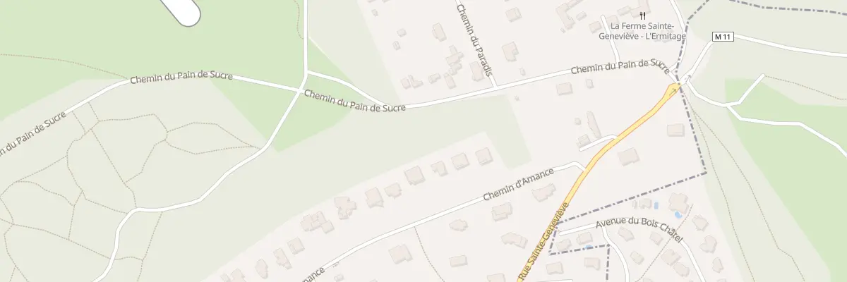 Plan du 81 Che d’Amance à Dommartemont