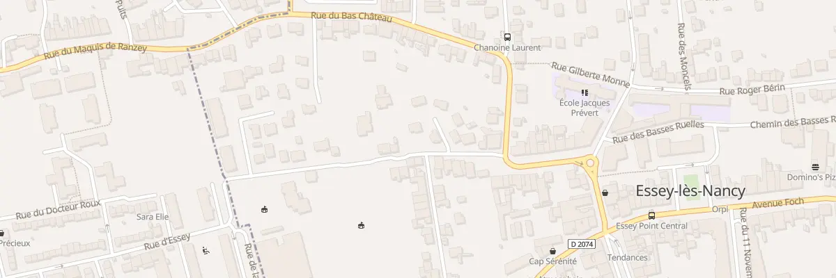 Plan du 14 Rue Louis Bertrand à Essey-lès-Nancy
