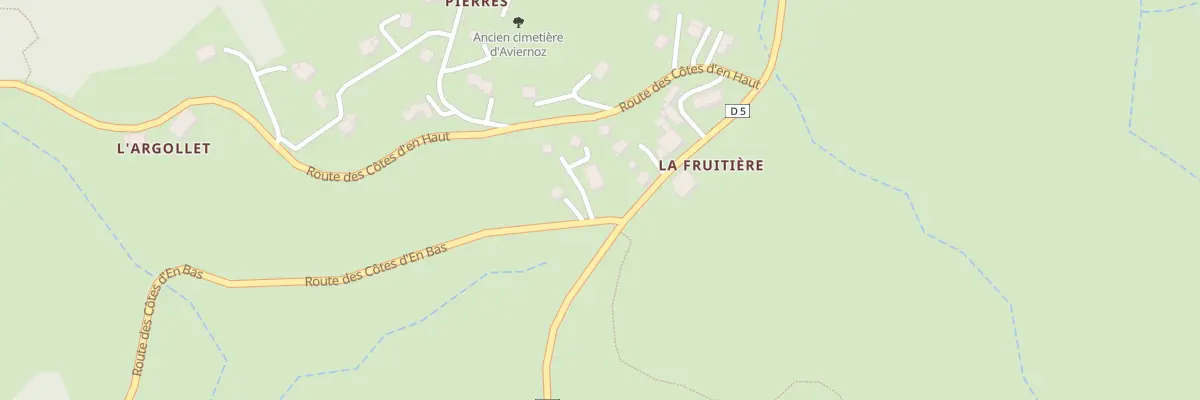 Plan du 28C Rte des Côtes en Bas à Fillière