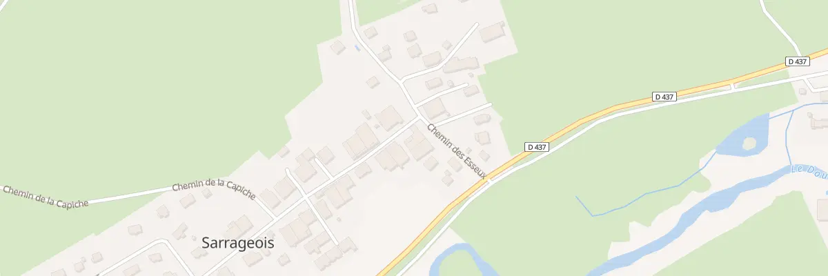 Plan du 5 Vc Grande Rue à Sarrageois