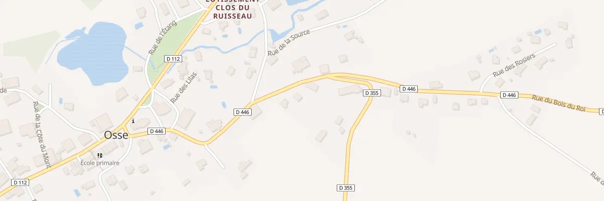 Plan du 10 Rue du Bois du Roi à Osse