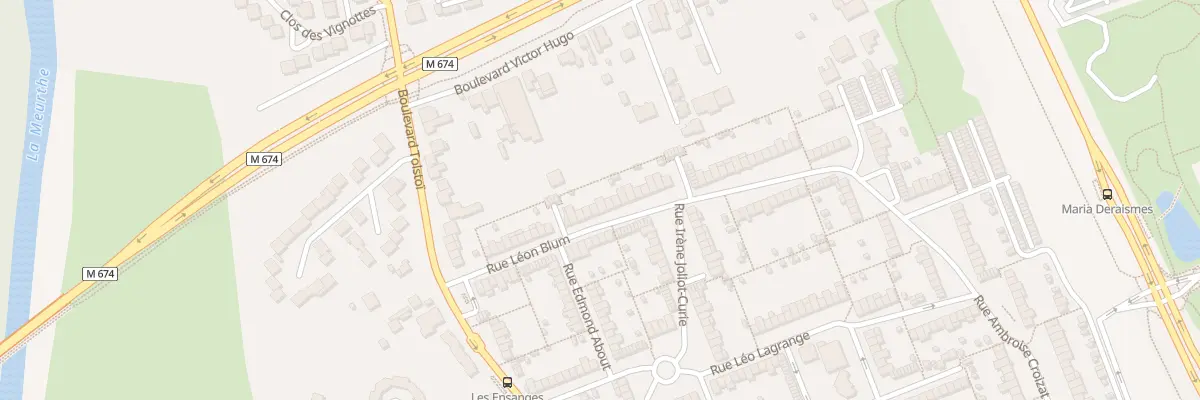 Plan du 29 Rue Leon Blum à Tomblaine