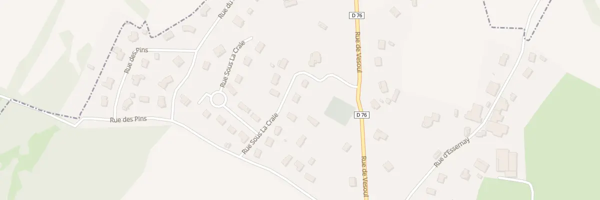 Plan du 3 Rue sous la Craie à Villers-le-Sec