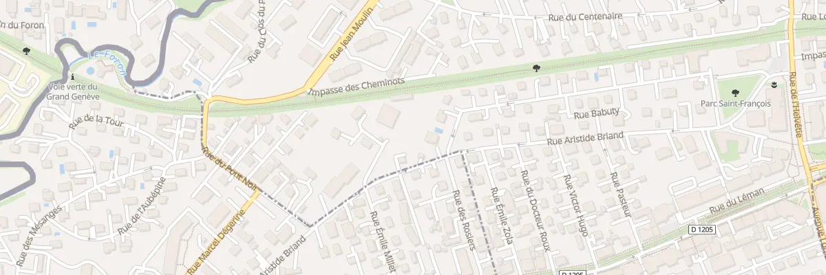 Plan du 38 Rue aristide briand à Ambilly