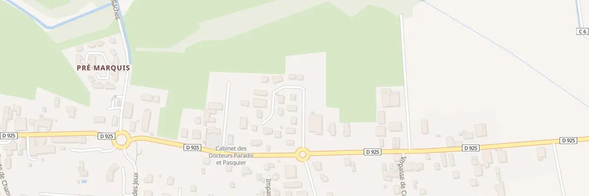 Plan du 97 Imp du Clarant à Bourgneuf