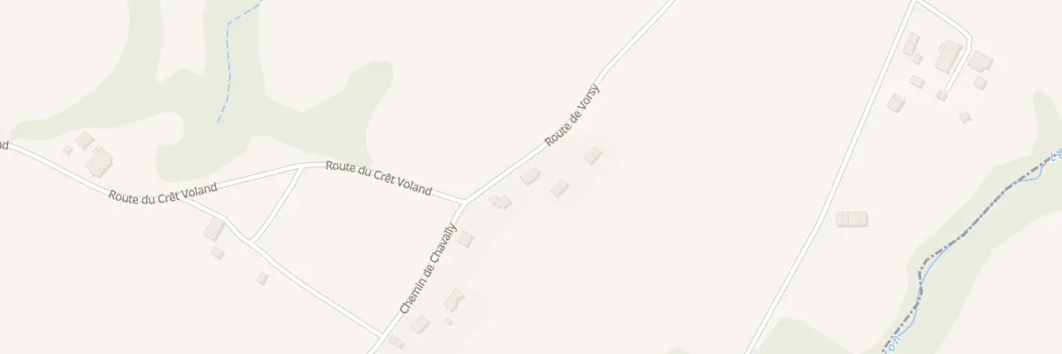 Plan du 1131 Rte de Vorsy à Arbusigny