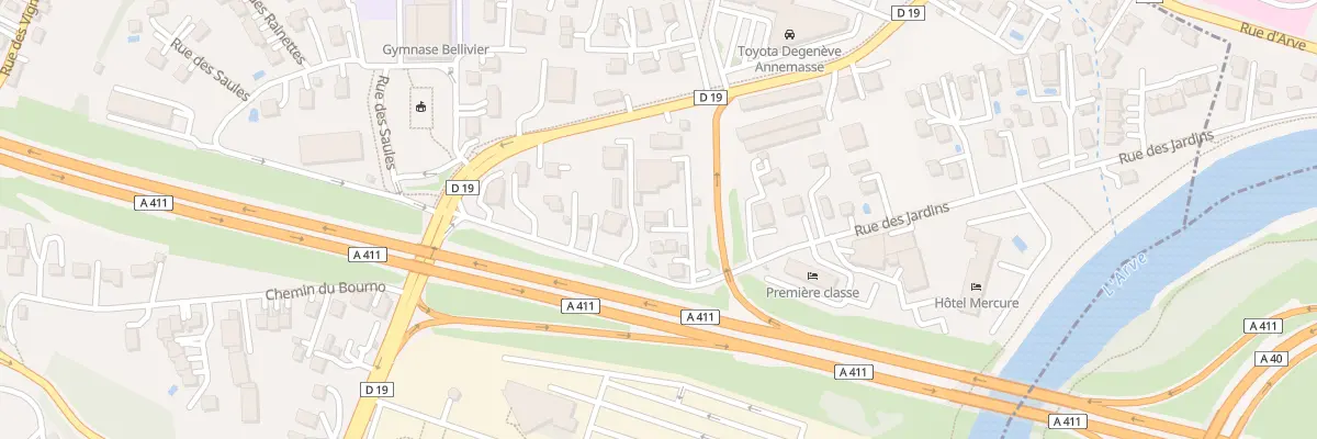 Plan du 16A Rue des Jardins à Gaillard