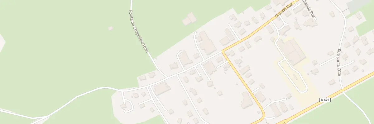 Plan du 8 Rue des Auges à Bulle
