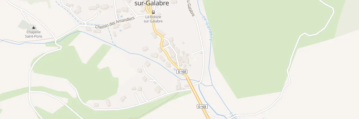 Plan du 7097 Le Forest à La Robine-sur-Galabre