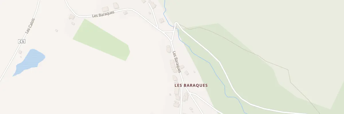 Plan du 27 Les Baraques à Fontenoy-le-Château