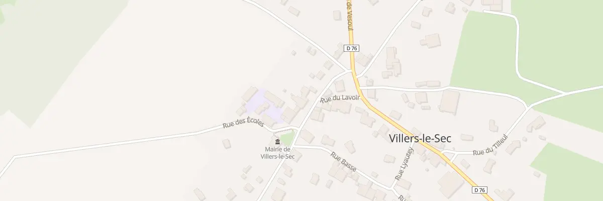 Plan du 8 Rue de Neurey à Villers-le-Sec