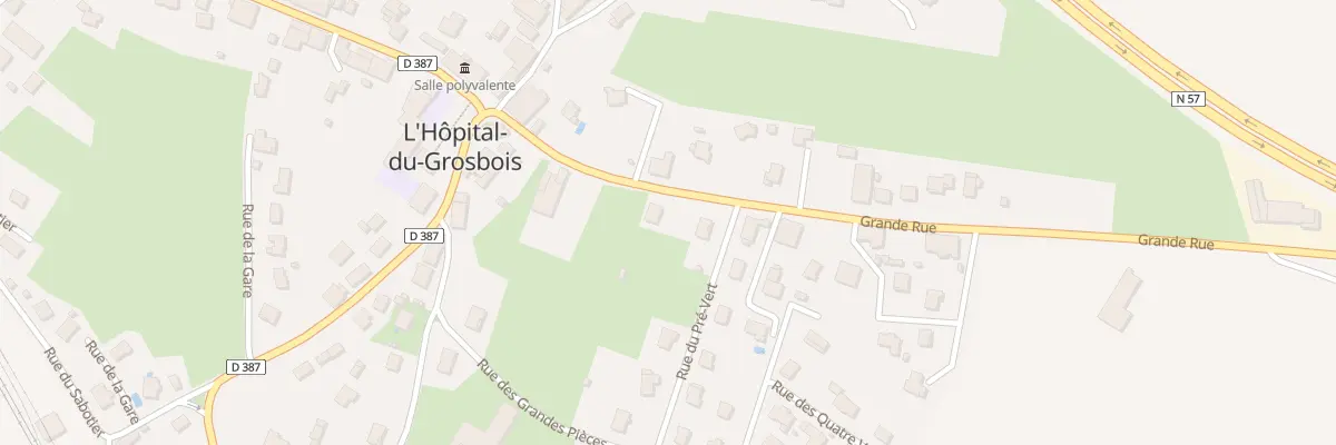 Plan du 40 Gr Grande Rue à L’Hôpital-du-Grosbois