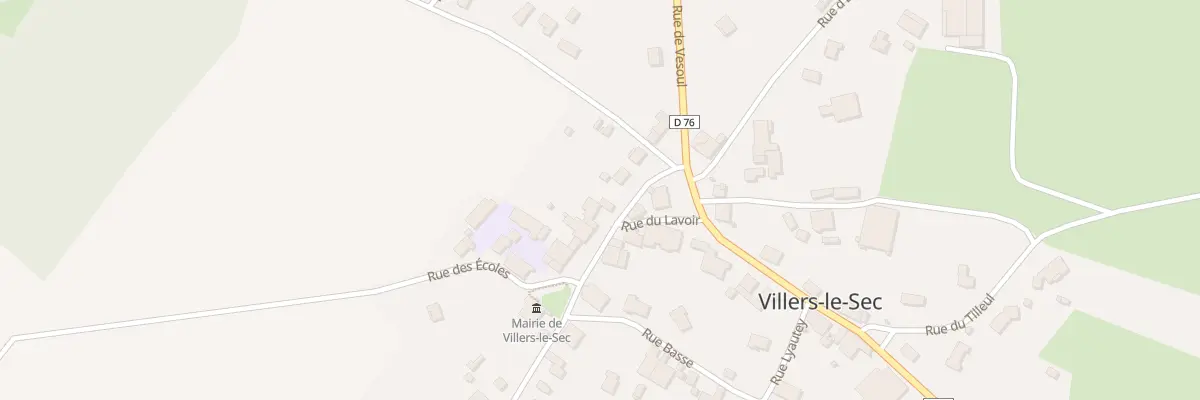 Plan du 6 Rue de Neurey à Villers-le-Sec