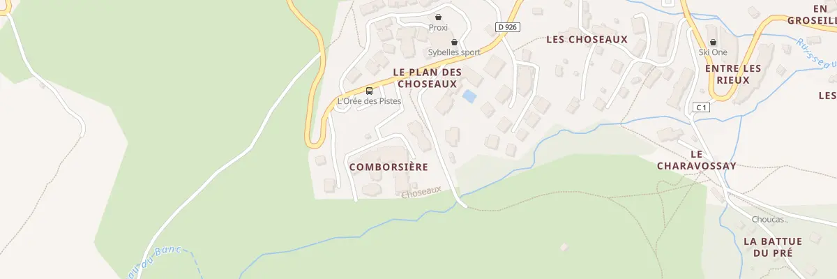 Plan du 79 Che de l’Orée des Pistes à Saint-Sorlin-d’Arves