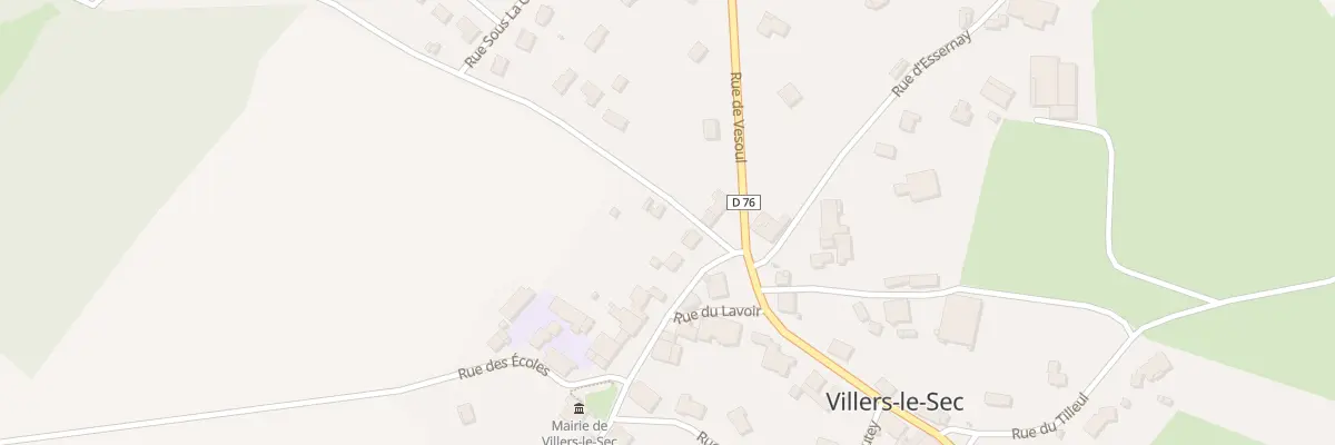 Plan du 2 Rue de Neurey à Villers-le-Sec