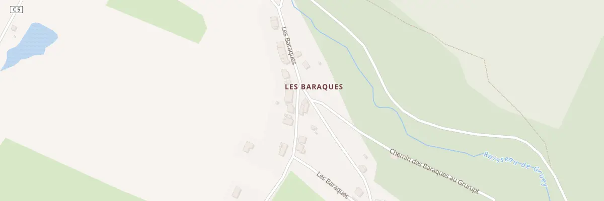Plan du 16 Les Baraques à Fontenoy-le-Château