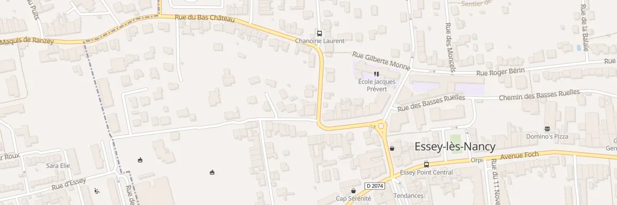 Plan du 1 Rue du Chanoine Laurent à Essey-lès-Nancy