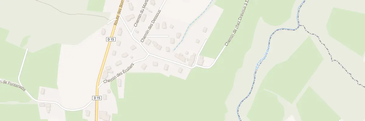 Plan du 217 Che de chez Drevoux à Monnetier-Mornex