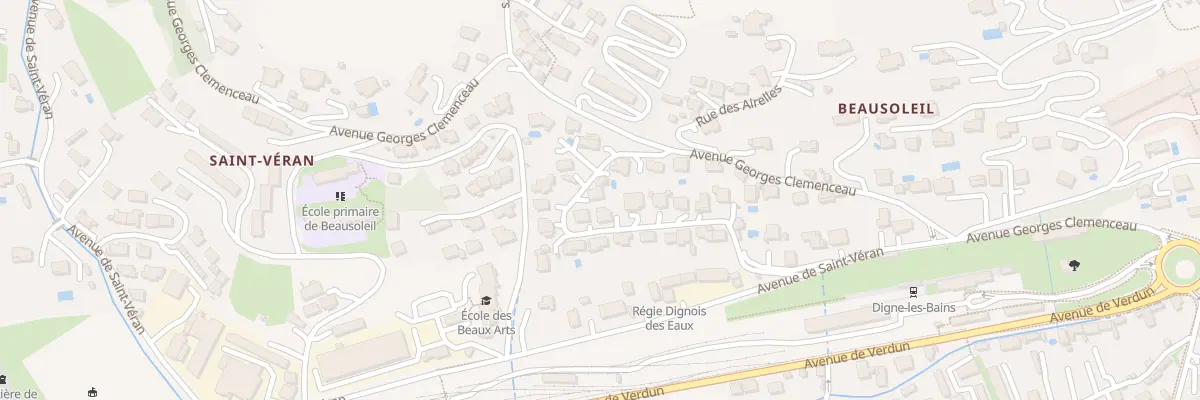 Plan du 18 Rue Docteur André Daumas à Digne-les-Bains