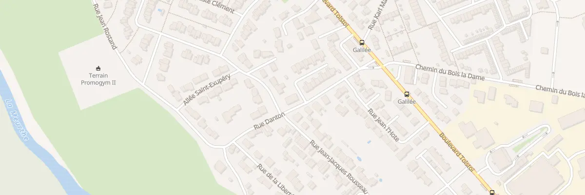 Plan du 6 Rue Danton à Tomblaine