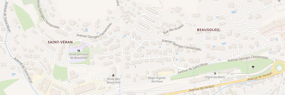 Plan du 20 Rue Docteur André Daumas à Digne-les-Bains