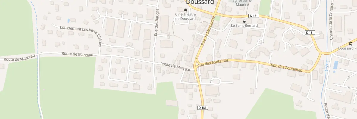 Plan du 44 Rte de la Beccaz à Doussard