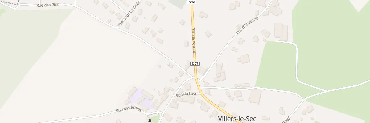 Plan du 3 Rue de Vesoul à Villers-le-Sec